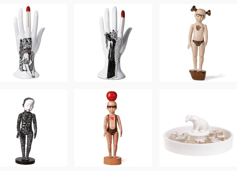 mãos em cerâmica escultura