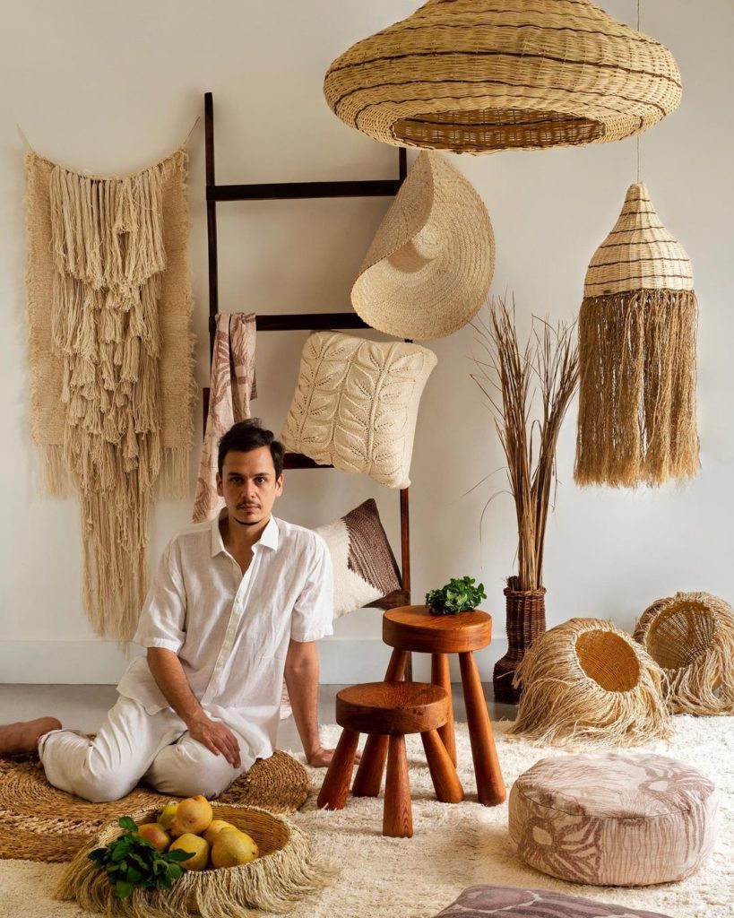 decoração fibras naturais