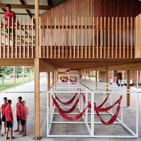 O projeto Moradias Infantis Canuanã recebeu prêmios como o RIBA, em 2018 | Clique aqui para saber mais.