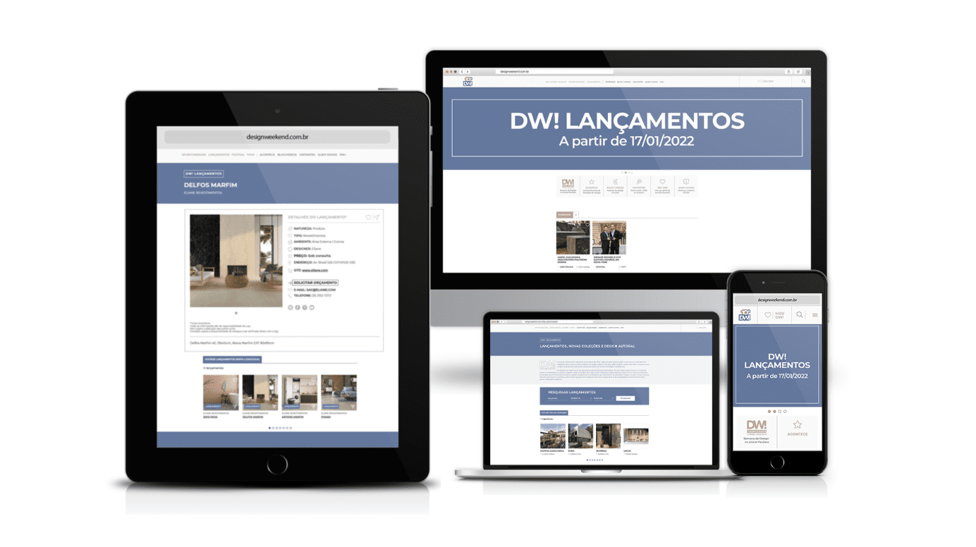 DW! Lançamentos 2022. A DW! Semana de Design de São Paulo acontece em setembro
