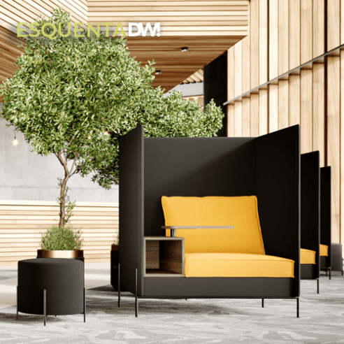 Móveis da linha Deap da Alberflex