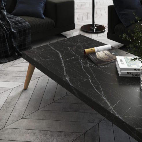 Dekton Onirika Somnia aplicado à mesa de centro