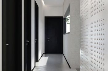 Portas pretas da Pormade