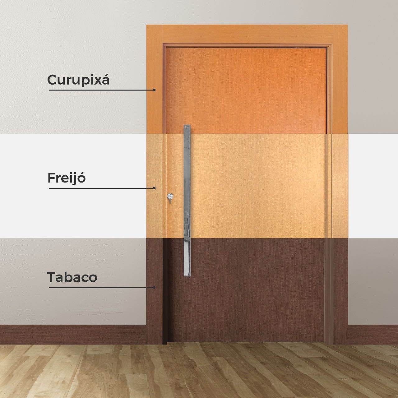 Portas pivotantes da Pormade também podem ser personalizadas
