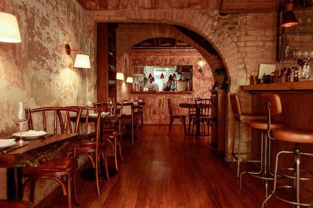 Uma das vistas do Charco, que ocupa um casarão antigo em SP | Foto: Reprodução @charcorestaurante
