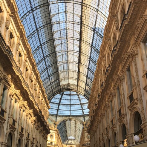 Galeria Vittorio Emanuele pelo olhar da arquiteta Andrea Teixeira | Foto: Andrea Teixeira/ Divulgação