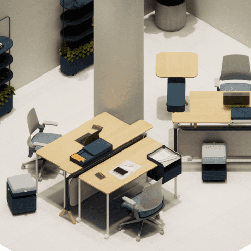Imagem renderizada da nova linha Float, da F.WAY | Divulgação
