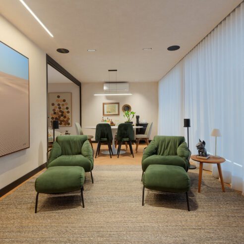 Novo showroom da Uniflex, na Gabriel, em construção de David Libeskind | Foto: Studio Valentim