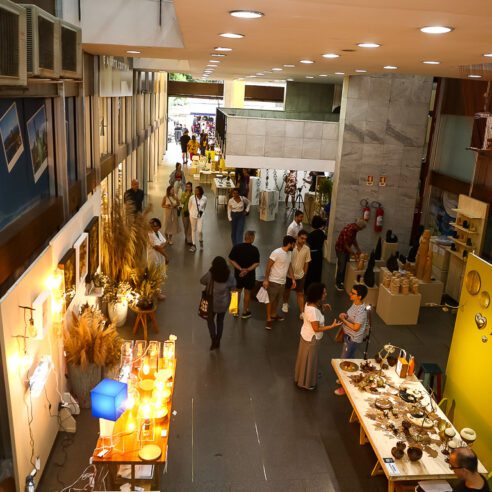 Feira na Rosenbaum, um dos pontos do percurso realizado pelo ABC da Construção | Foto: Divulgação