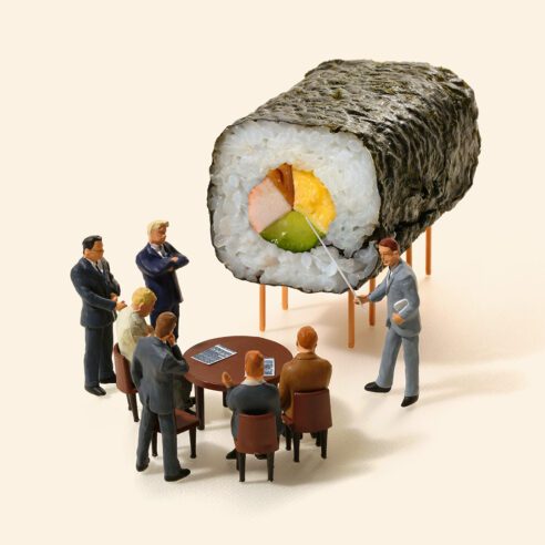 Sushi Chart | Imagens: @Tatsuya Tanaka