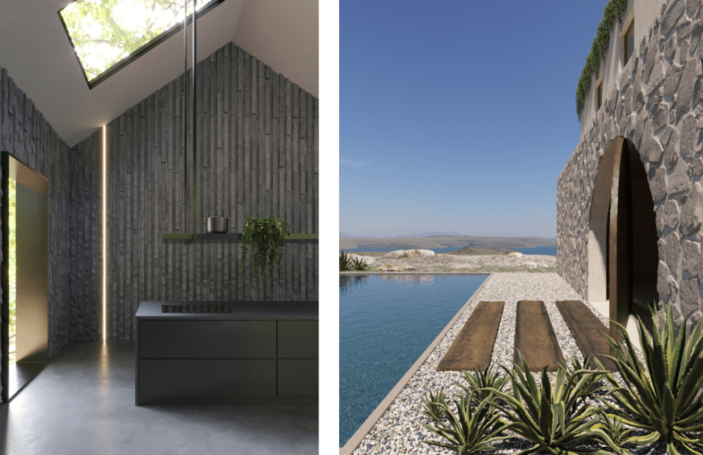 As ripas Casqueiro/ revestimento Rock